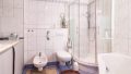 Modernes Badezimmer mit Badewanne und separater Dusche – für Ihr Wohlbefinden.