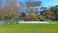 Blick vom Garten aufs Haus