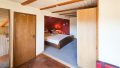 Schlafzimmer mit Sauna und Balkon