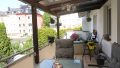 Teilüberdachter Balkon