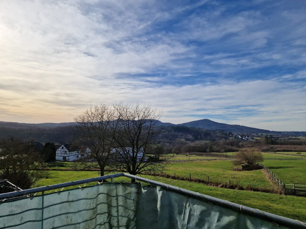 Blick vom Balkon