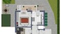 Grundriss im Erdgeschoss  und  Garten