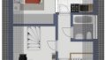 Grundriss im Obergeschoss