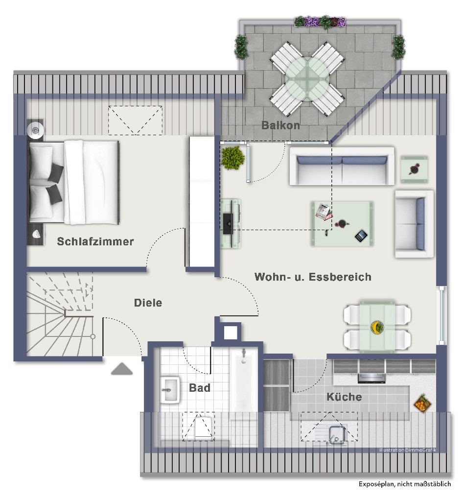 Grundriss Dachgeschoss