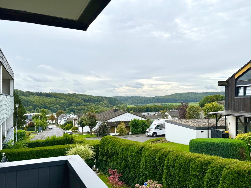 Toller Fernblick vom Balkon