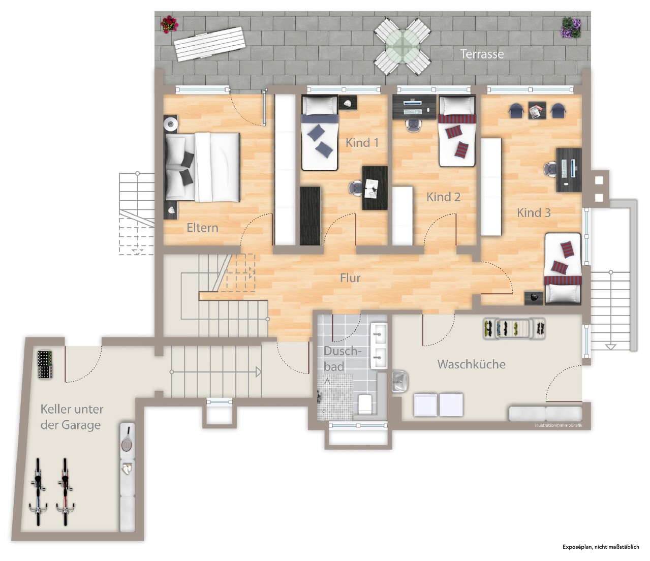 Grundriss Gartengeschoss