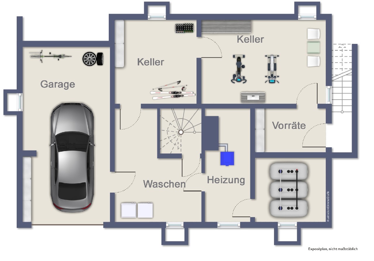 Grundriss Kellergeschoss