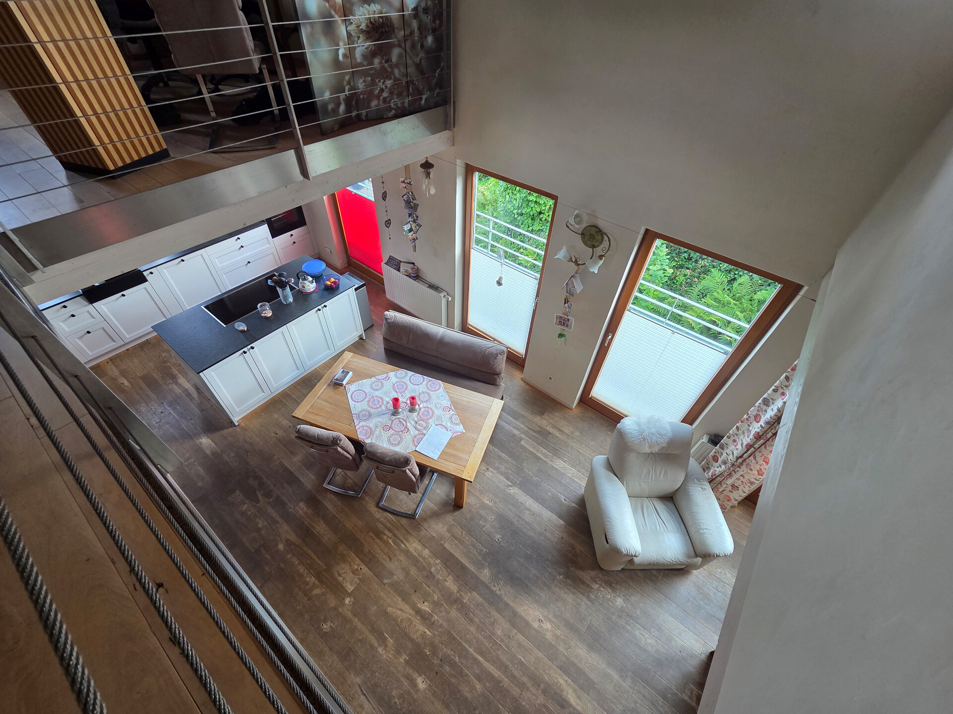 Blick von der Galerie