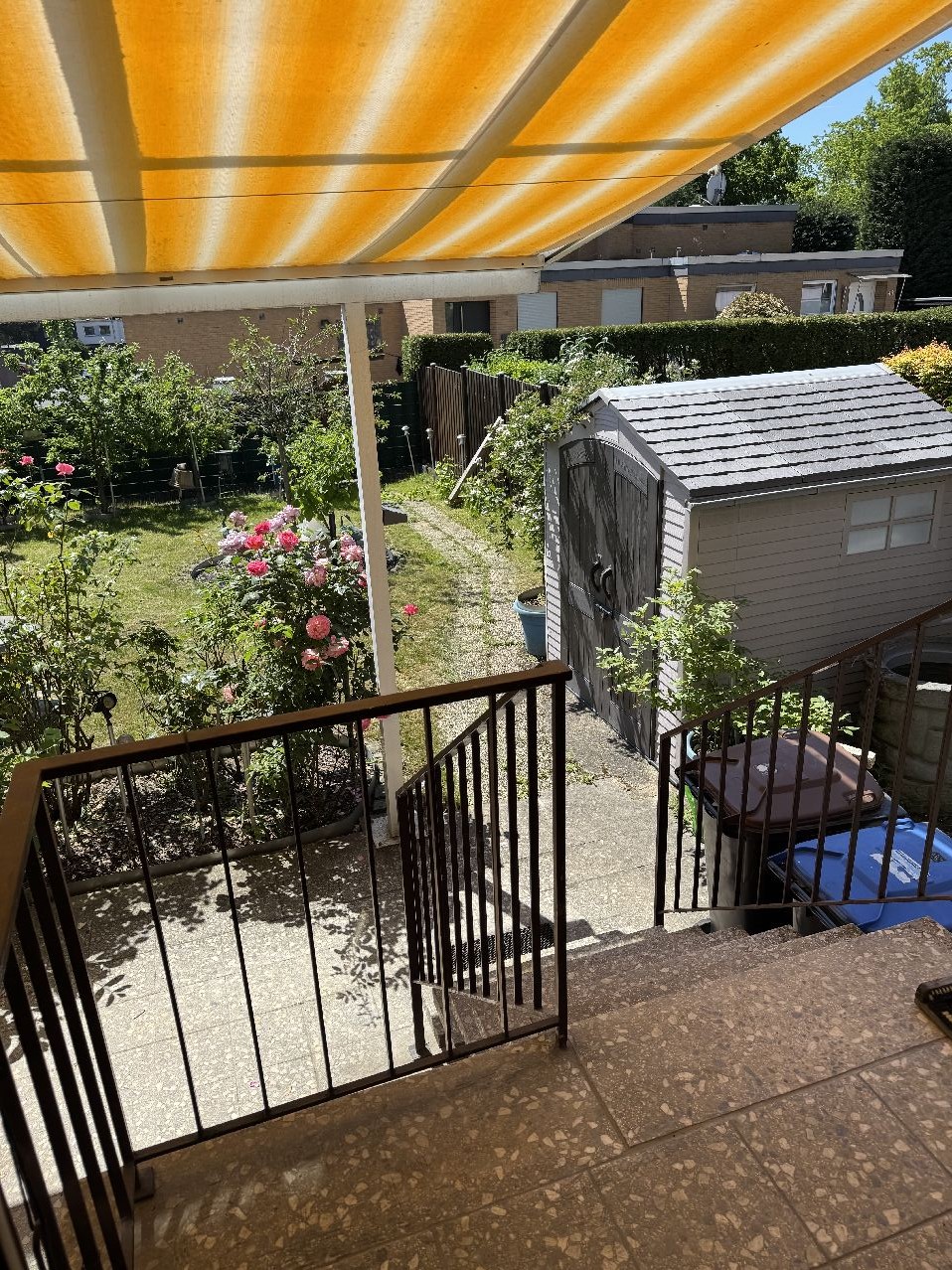 Treppe in den Garten