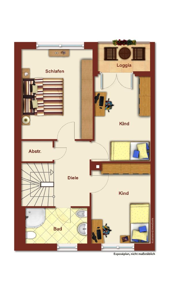 Grundriss Obergeschoss