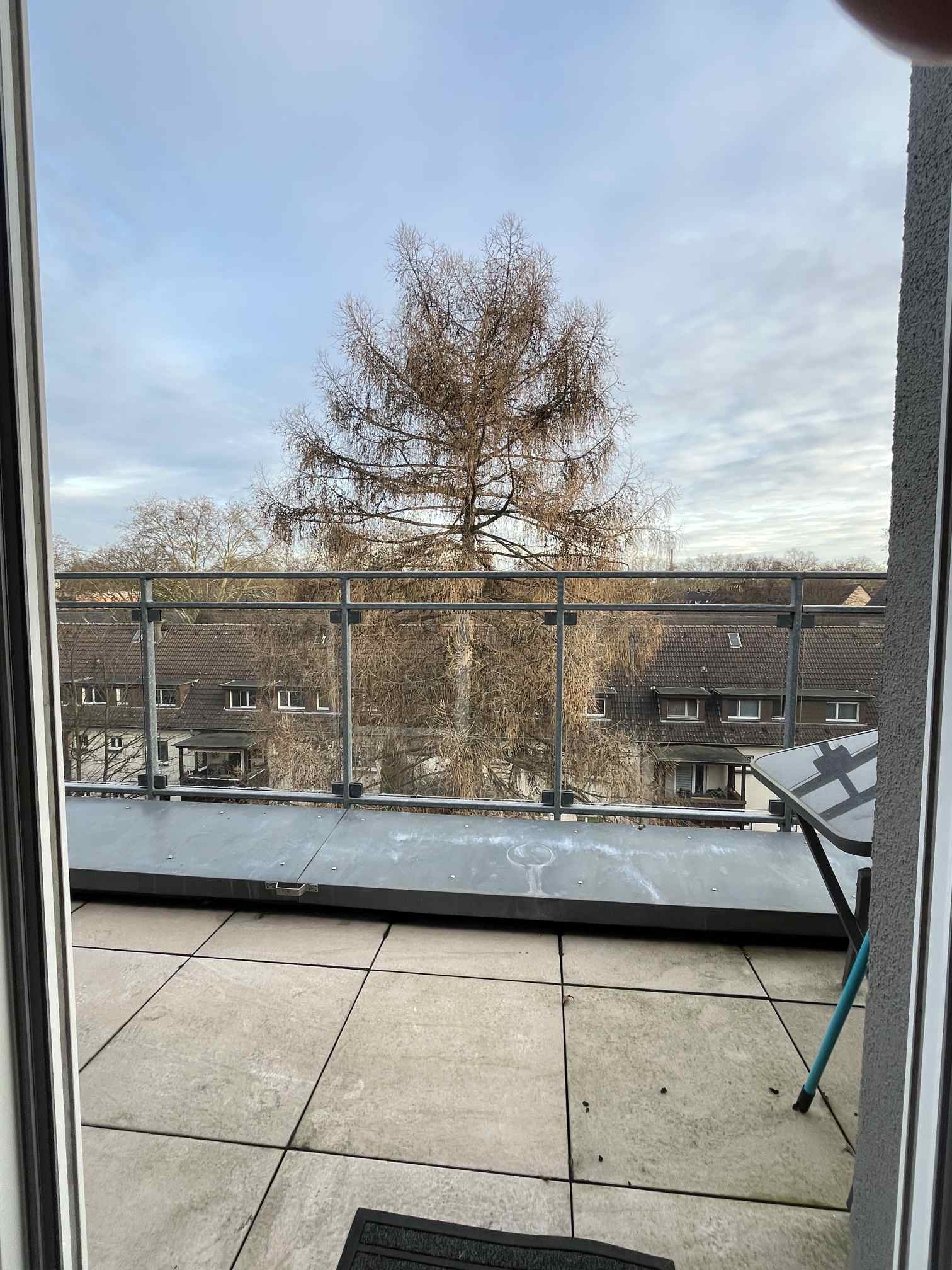 Austritt auf den Balkon