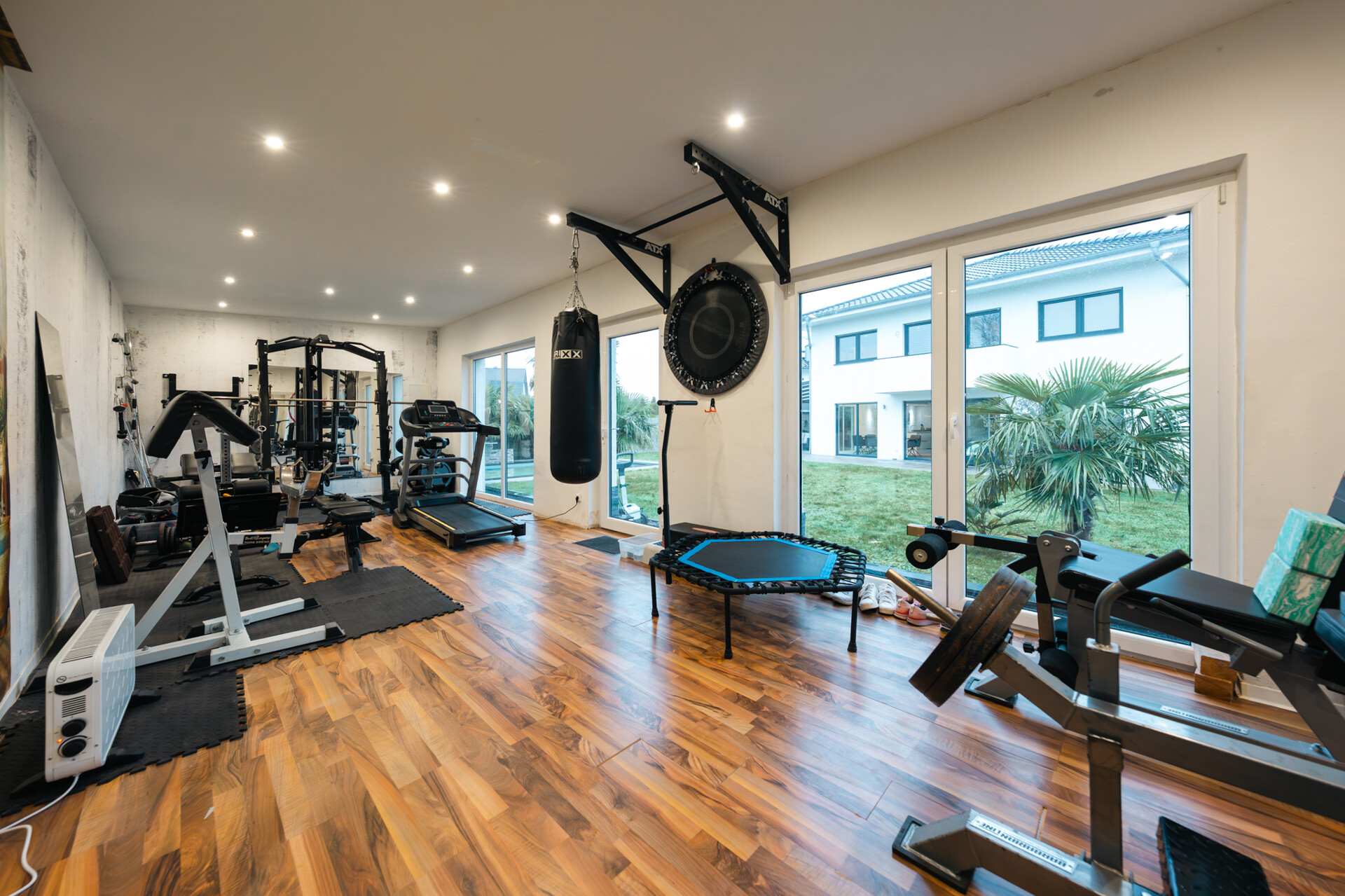 Gartenhaus Fitnessraum