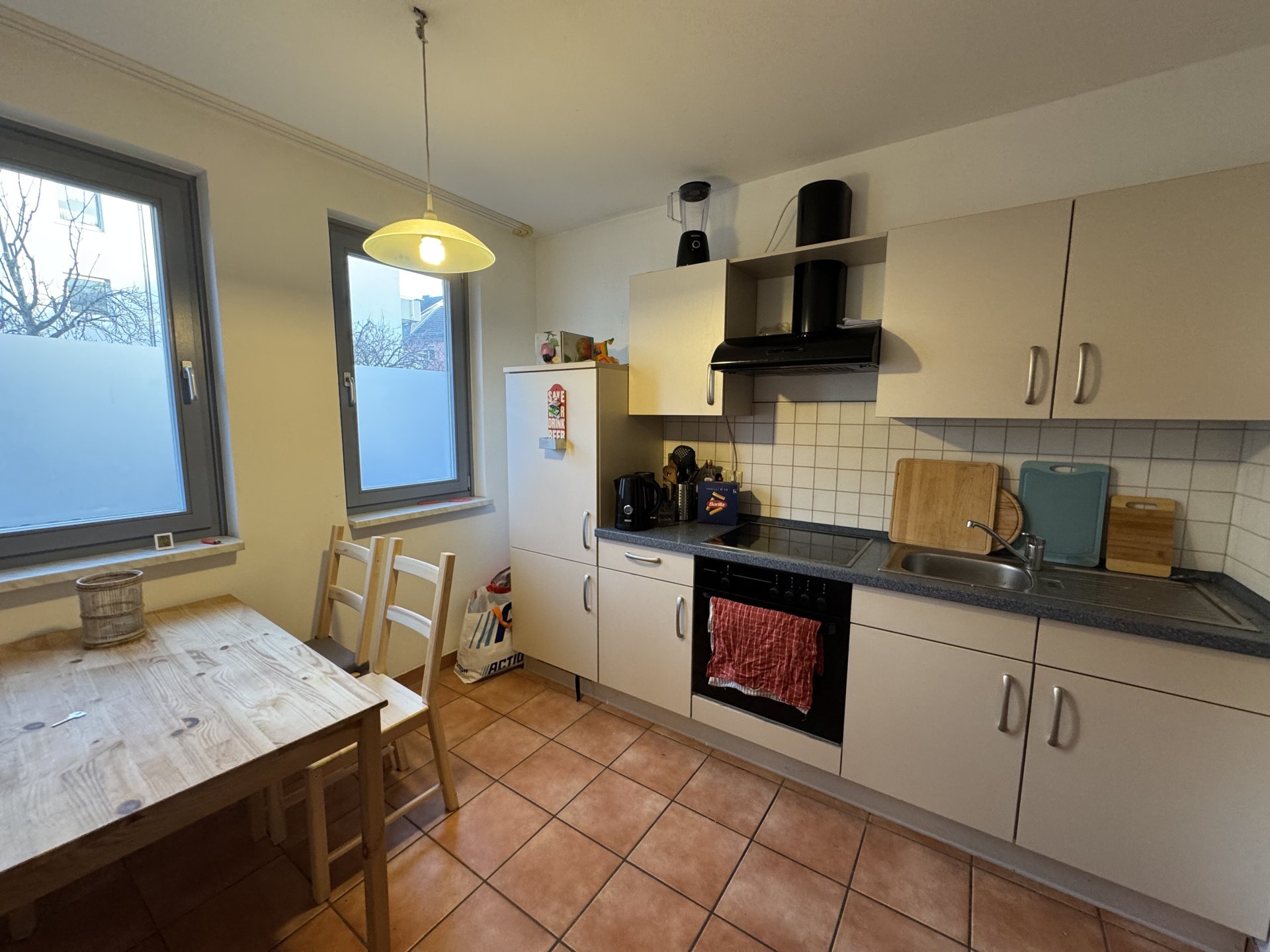 Küche des Hobbybereichs