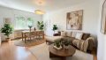 Wohnzimmer EG Wohnung möbliert