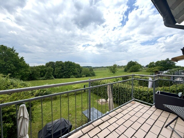 Blick vom Balkon