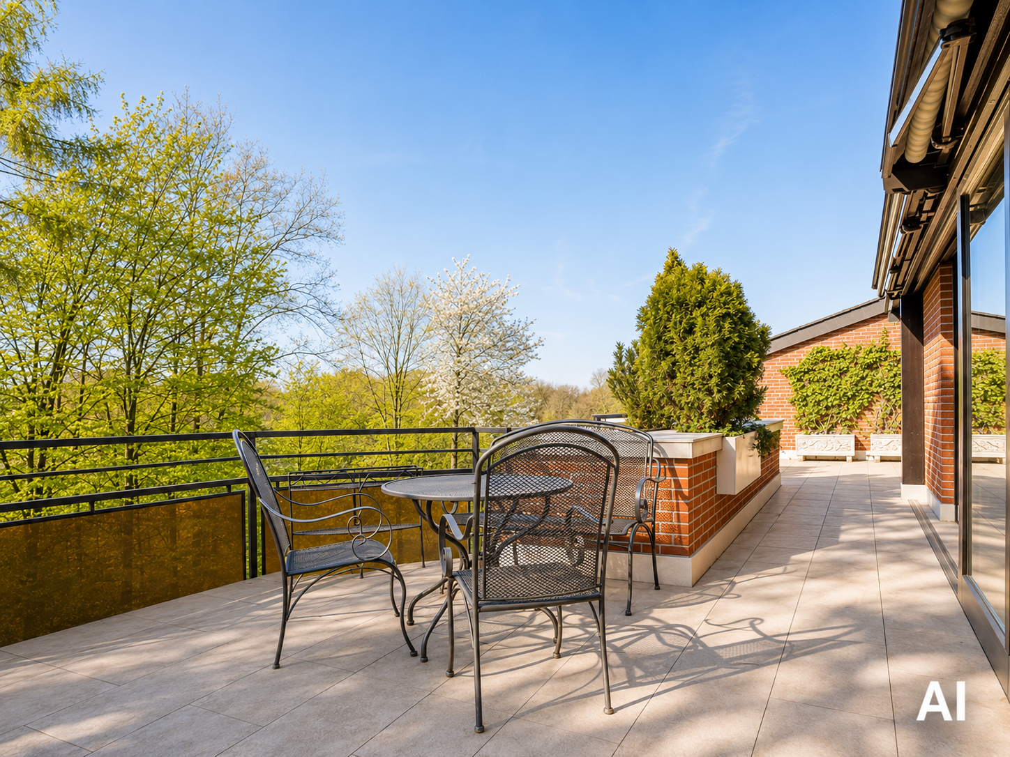 Teilbereich Dachterrasse