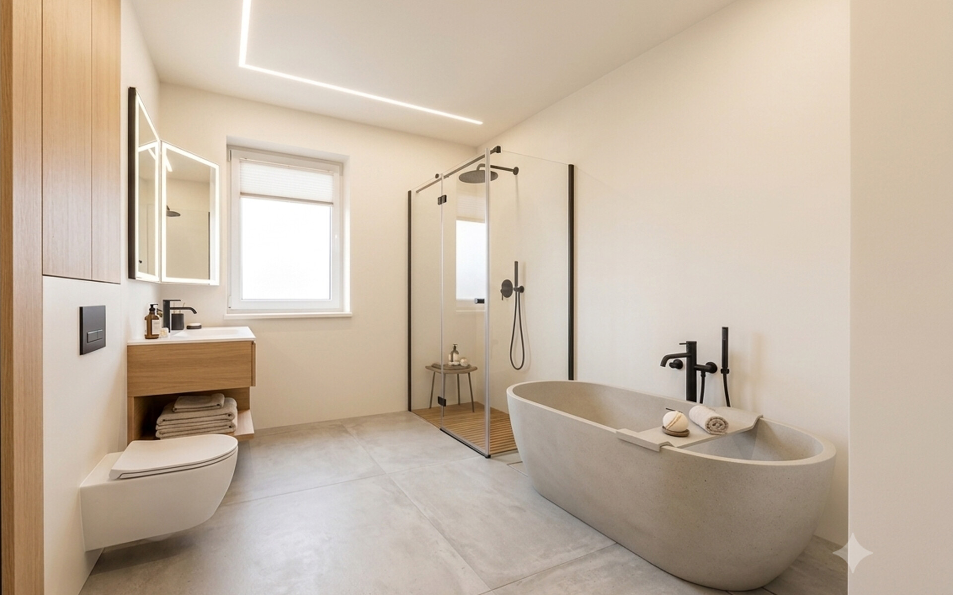 Badezimmer KI generiert