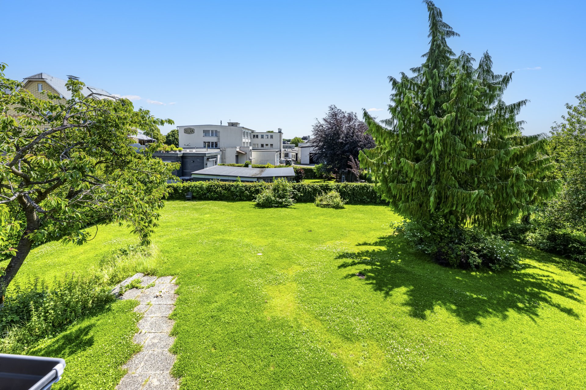 Blick vom Balkon