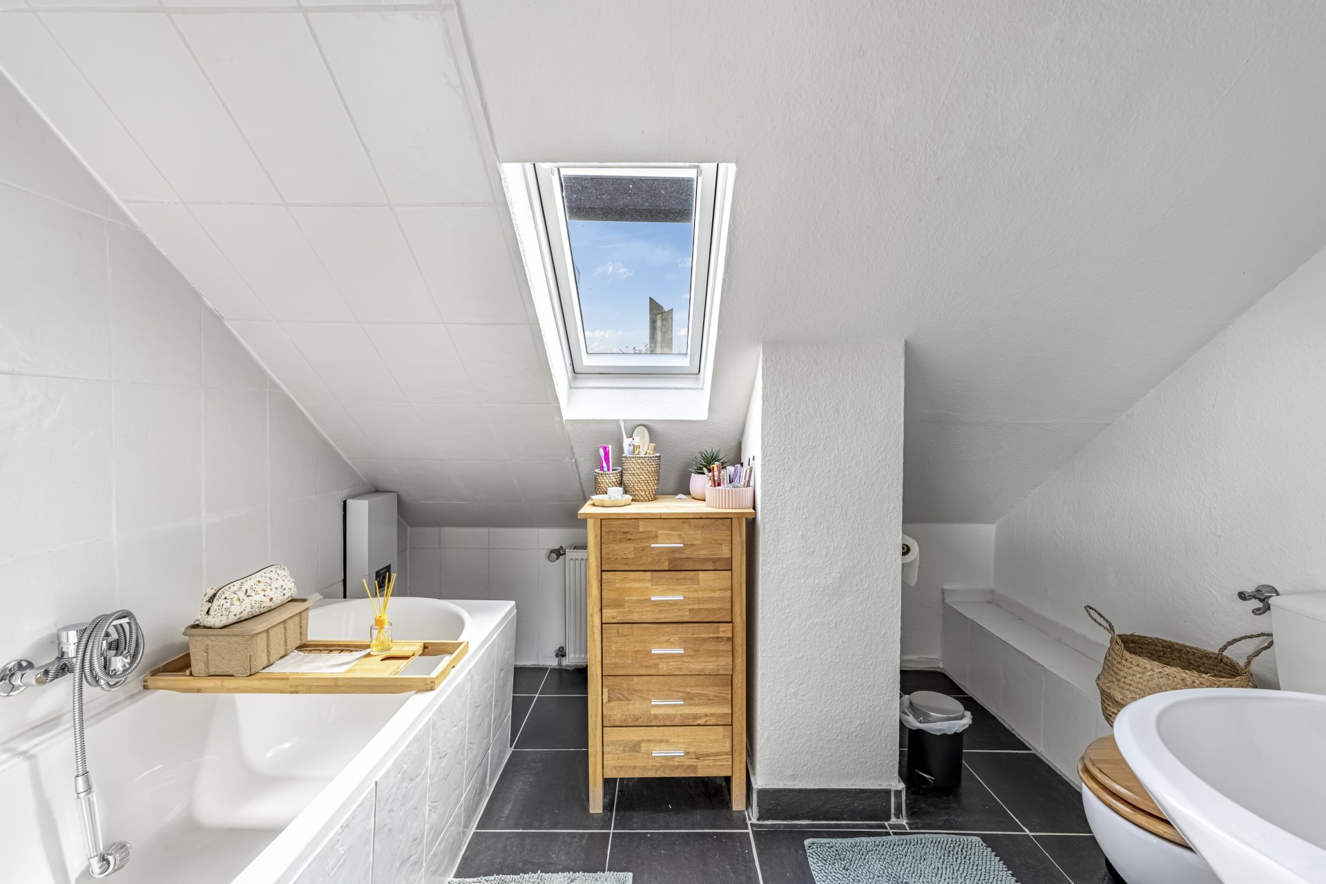 Badezimmer Dachgeschoss
