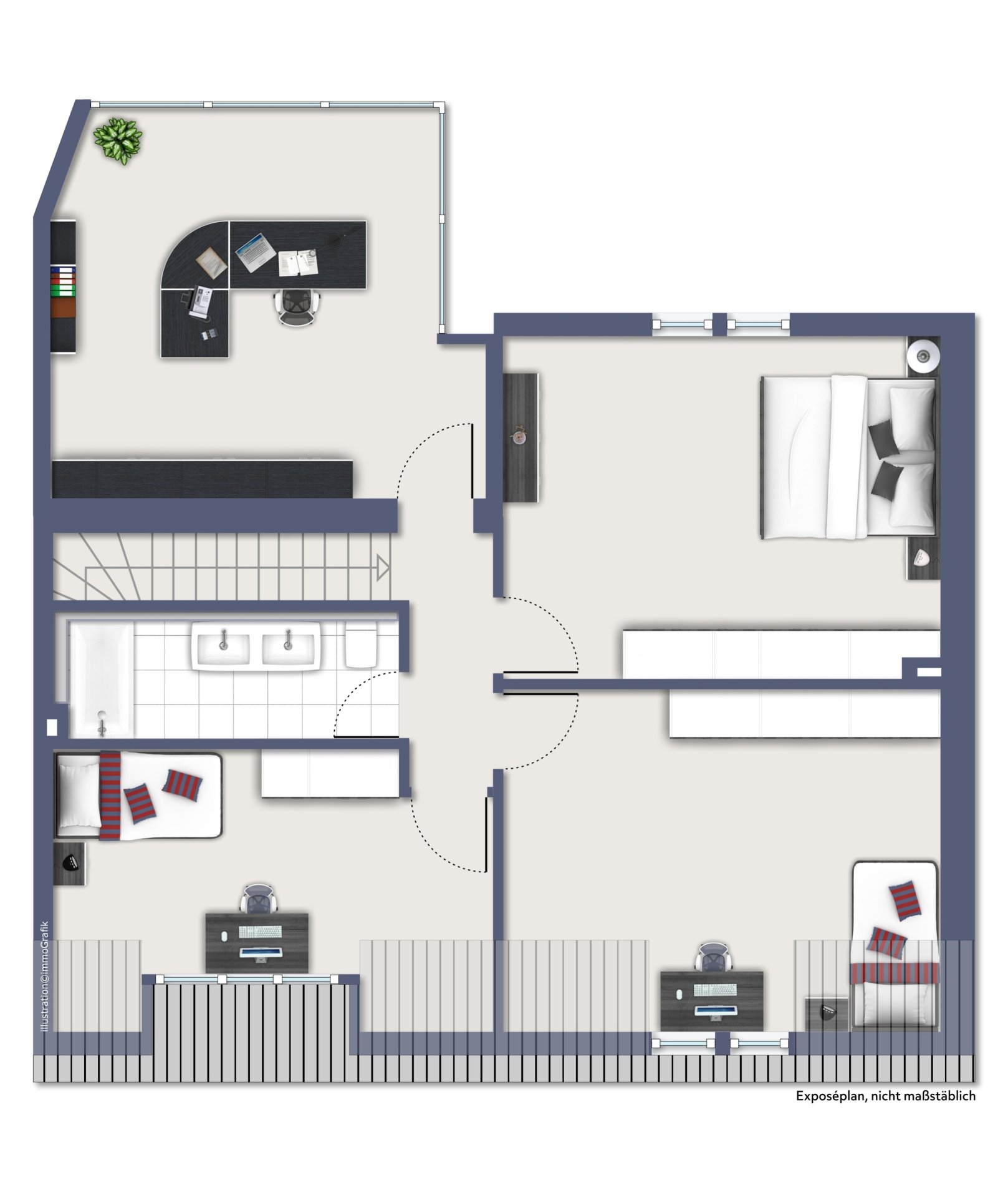 Grundriss Obergeschoss