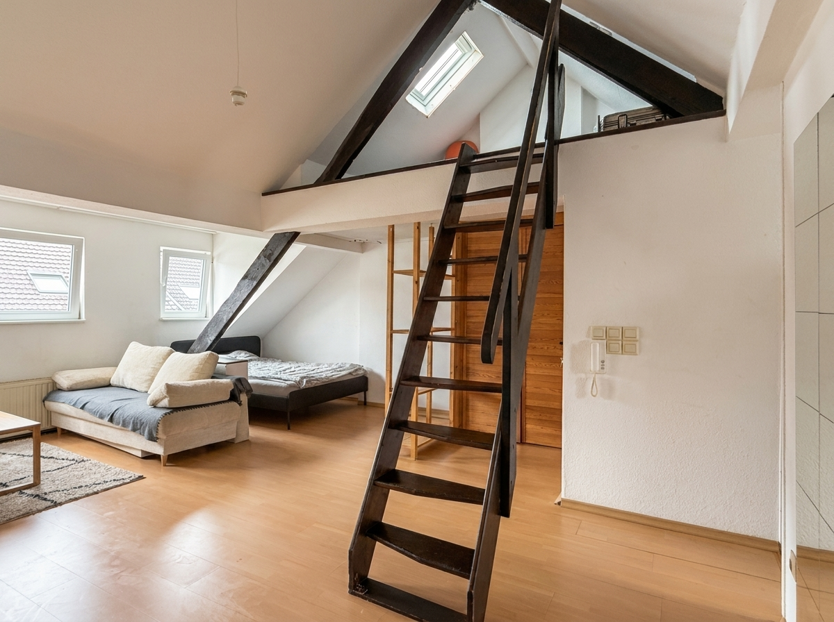 Wohn- Schlafzimmer