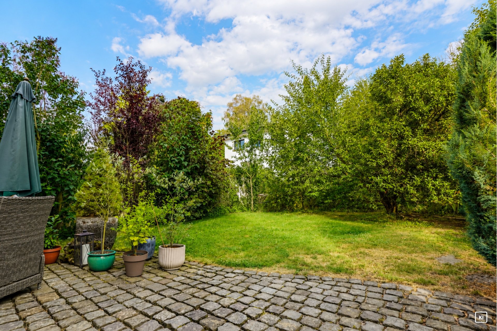 Der Gartenbereich