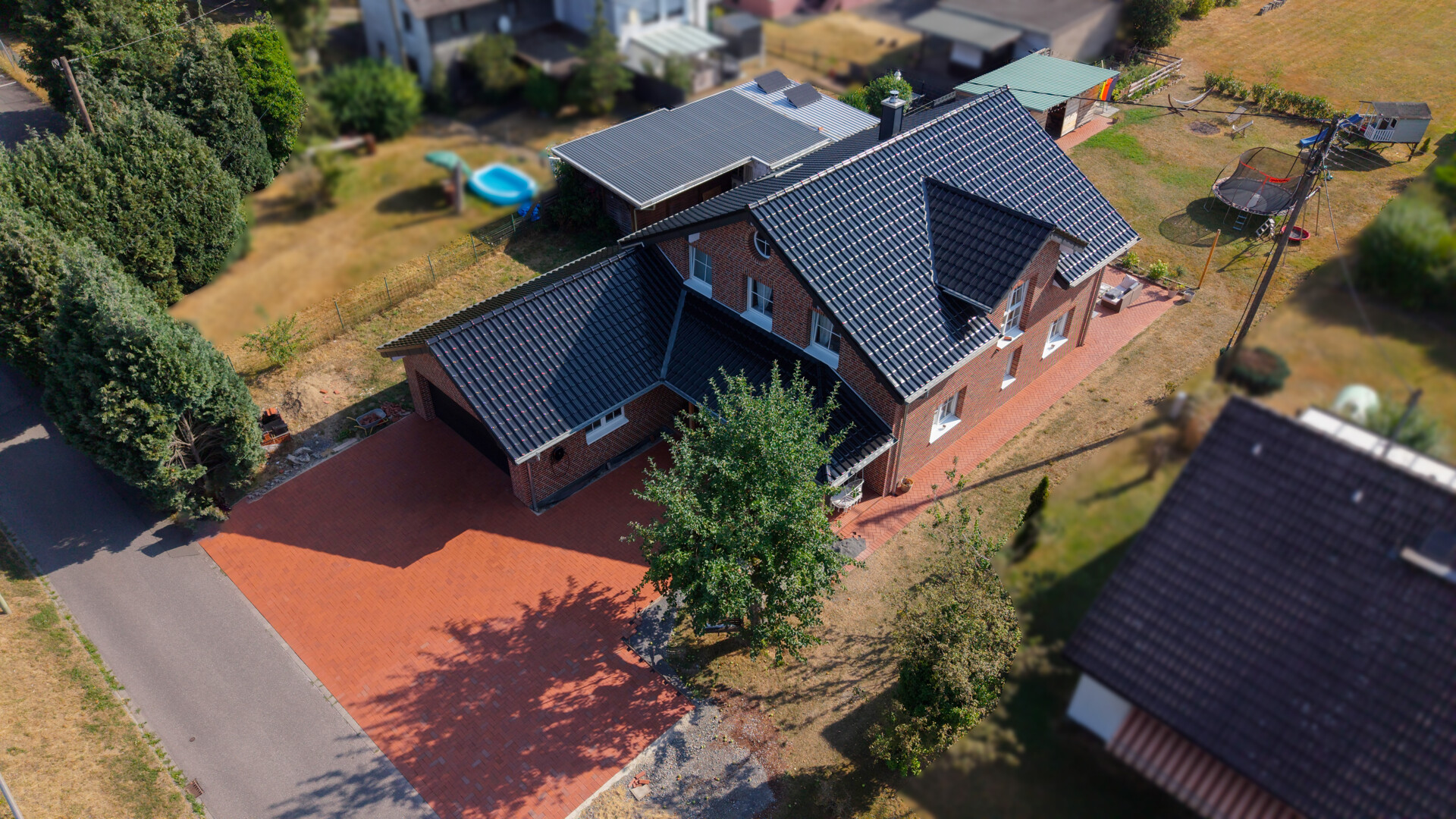 Luftansicht Haus