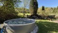 Garten mit unverbauter Aussicht