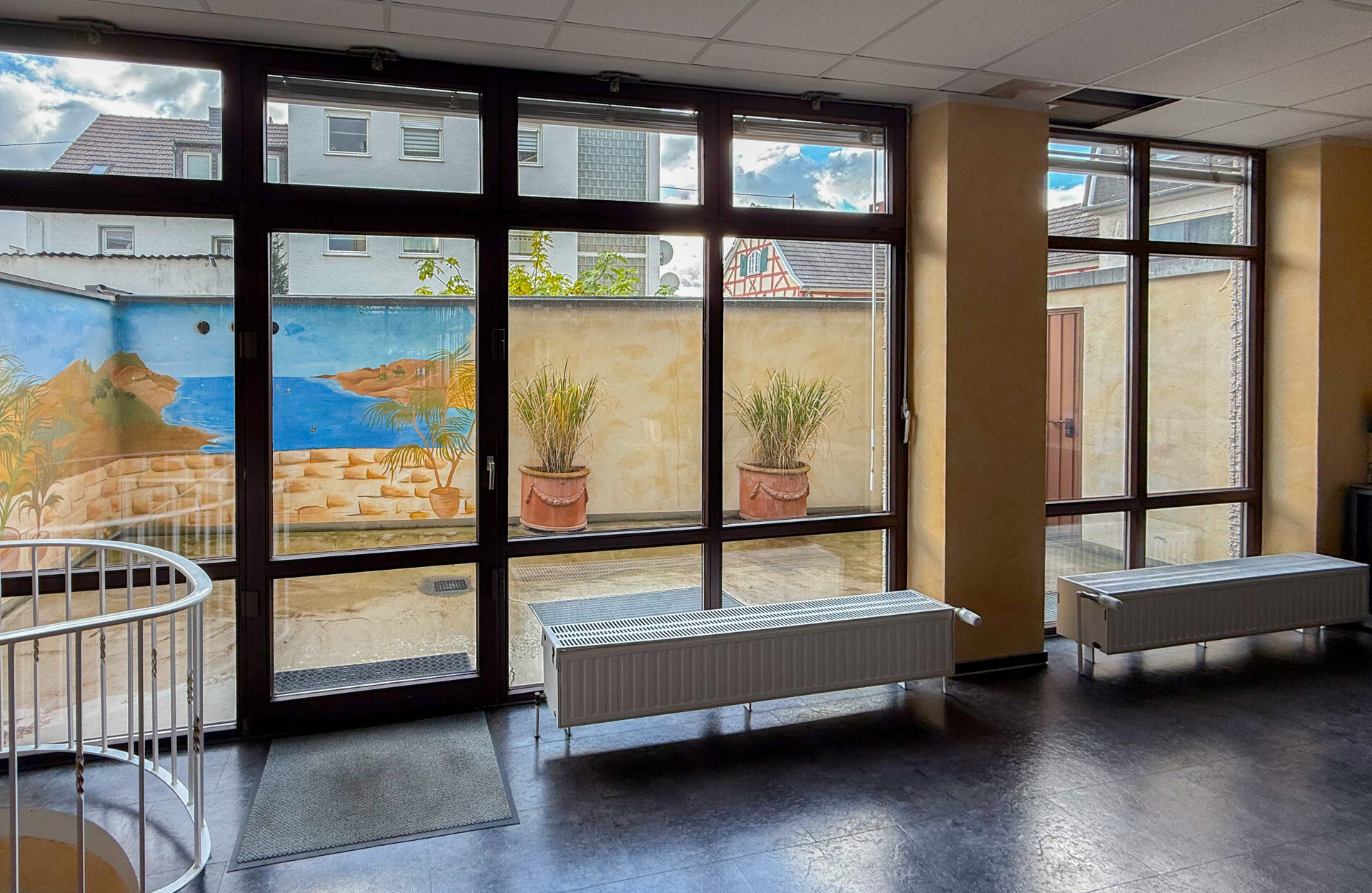 Blick zur Terrasse