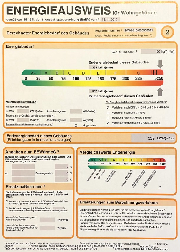 Energieausweis