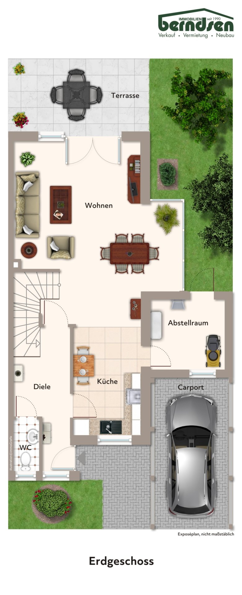 Grundriss: Erdgeschoss