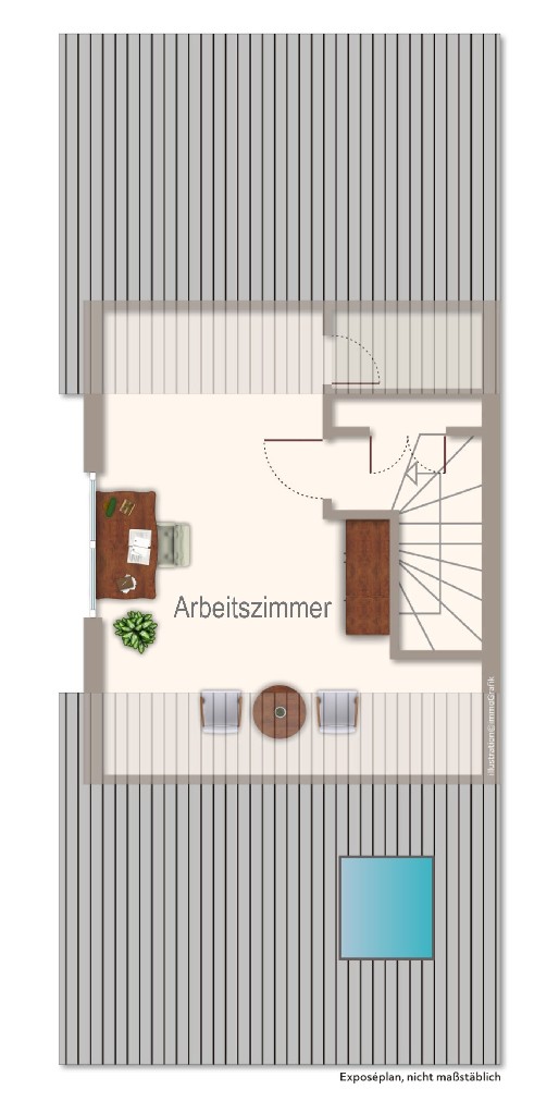 Grundriss Spitzboden