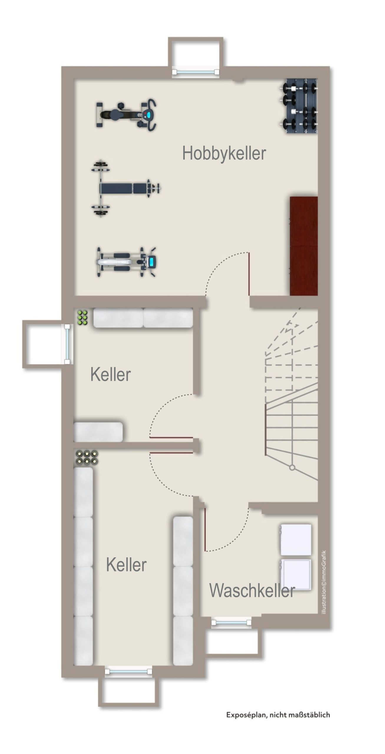 Grundriss Keller