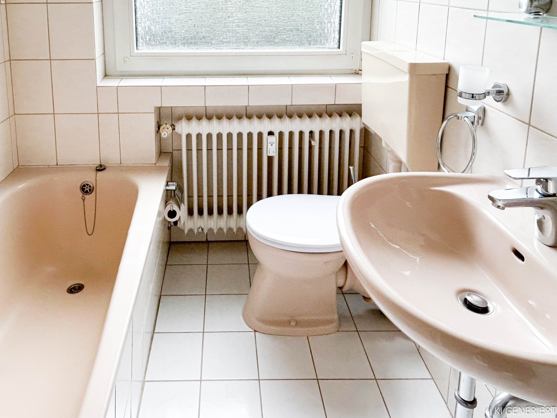 Badezimmer mit Fenster