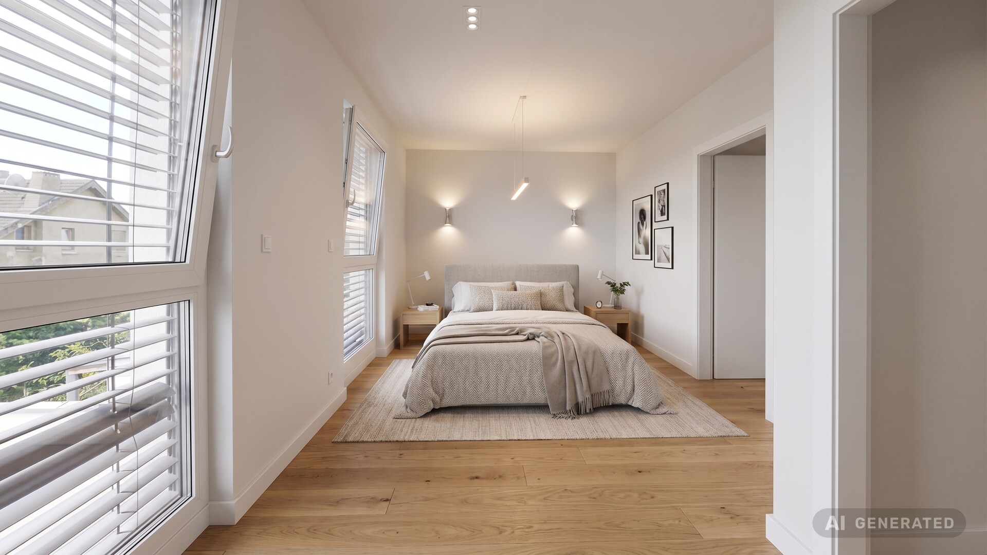 Schlafzimmer KI generiert