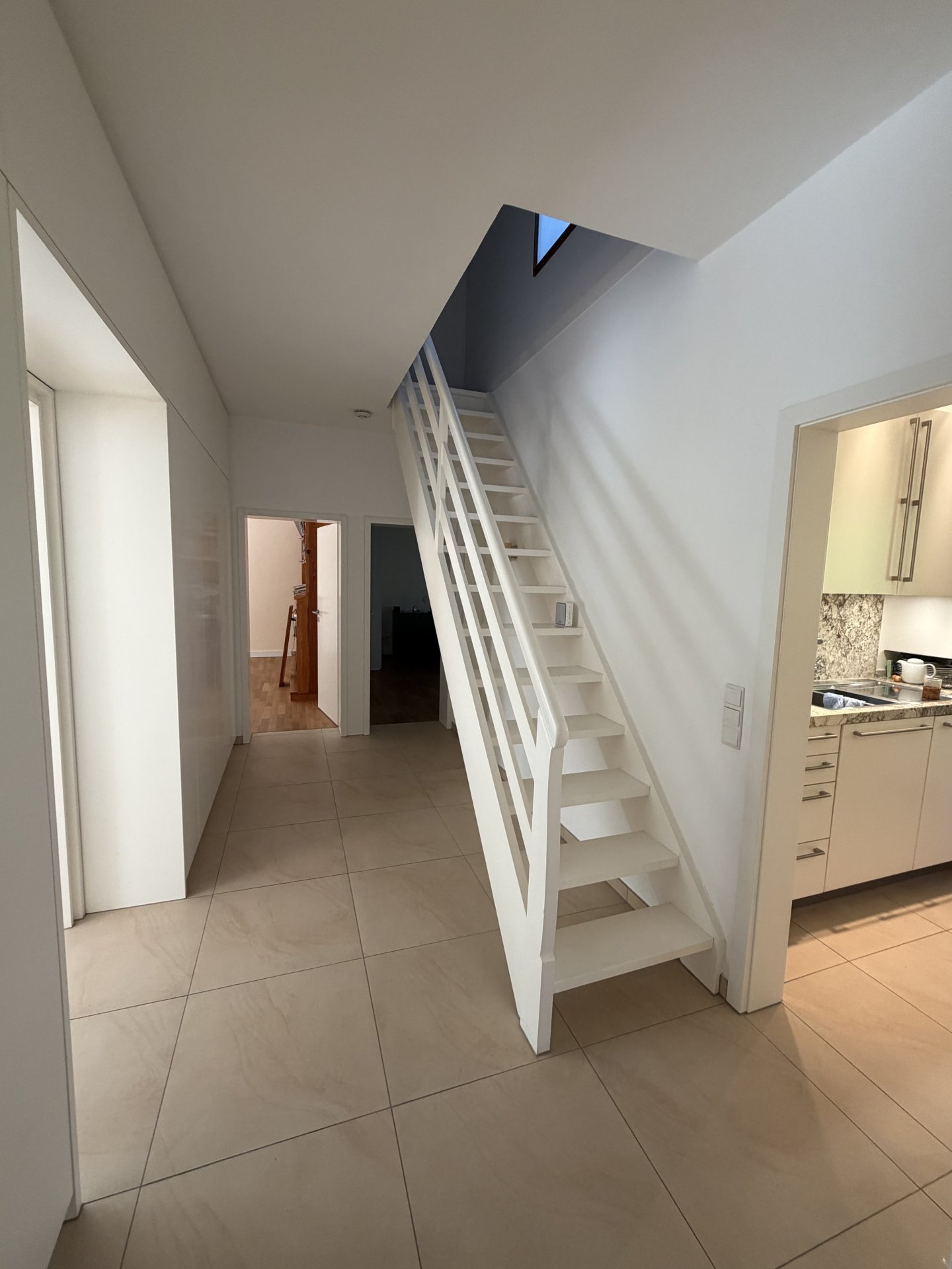 Treppe zum Dachheschoss