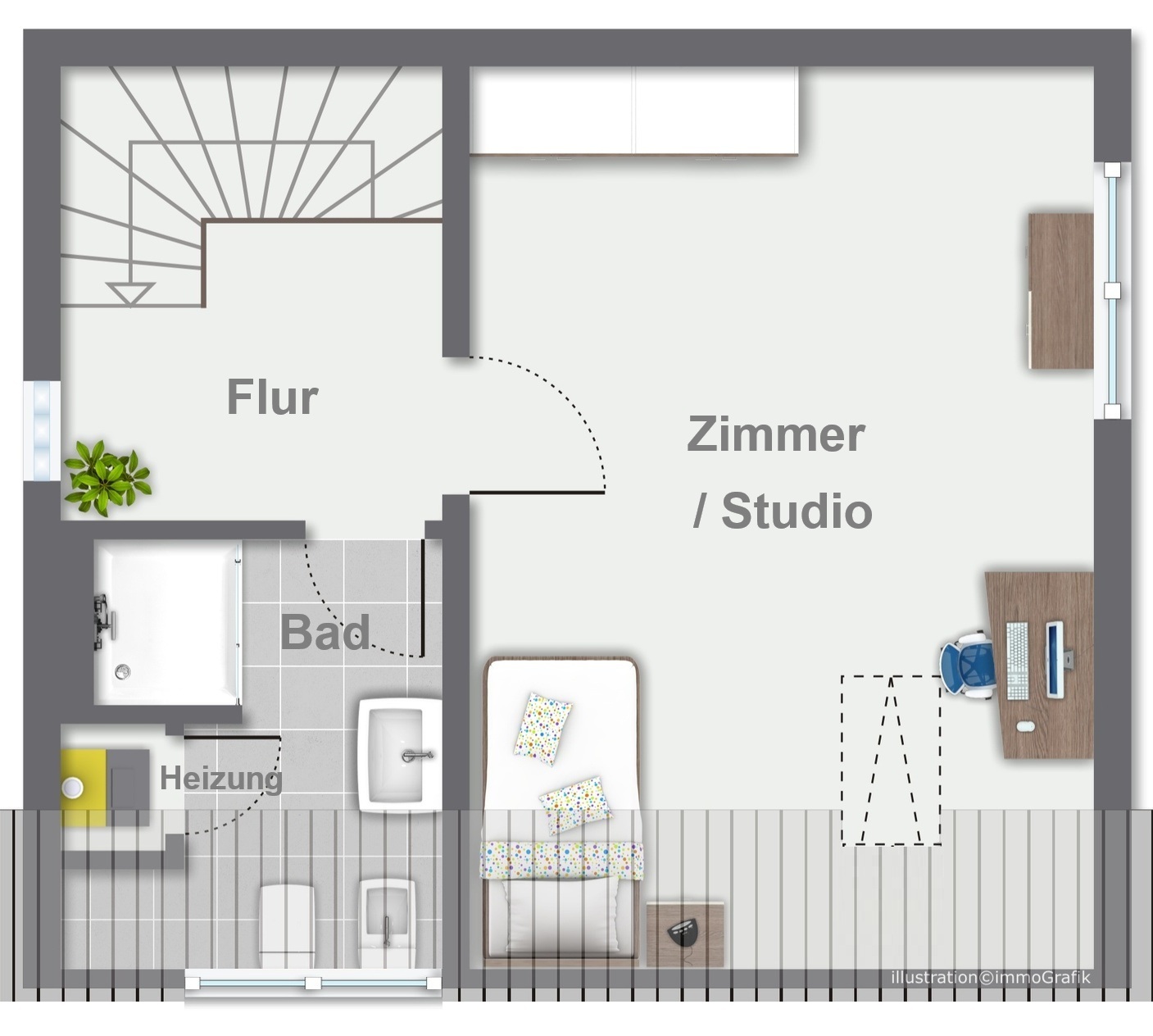 Grundriss Dachgeschoss