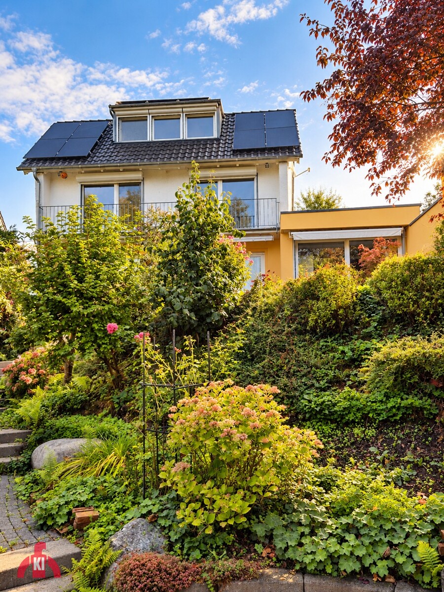 Blick aus dem Garten