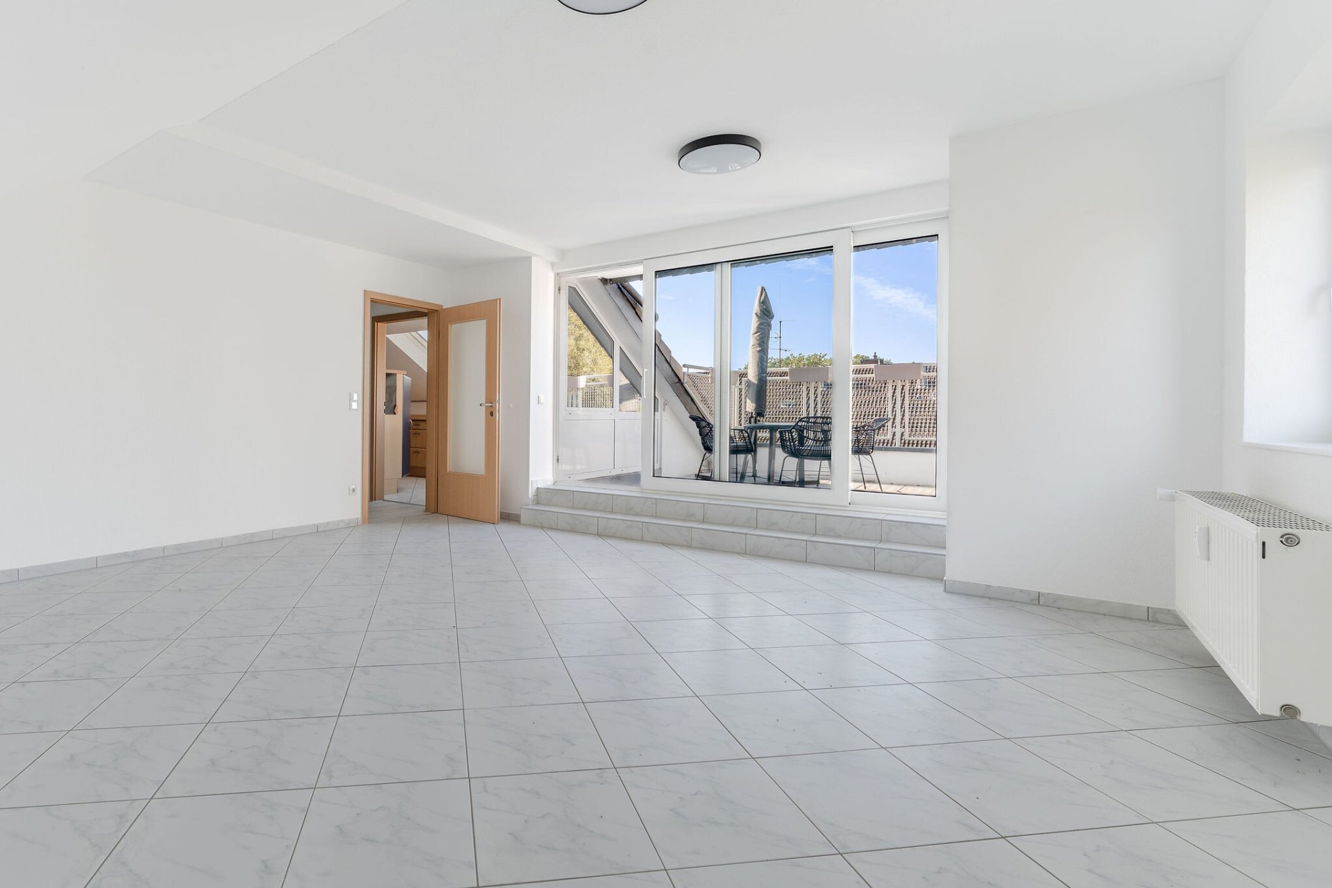 Wohnzimmer mit Loggia