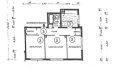 Wohnungsgrundriss bemaßt