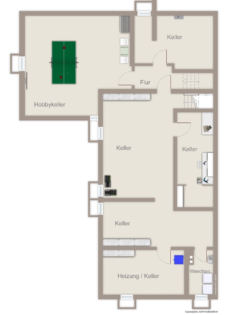 Grundriss Kellergeschoss
