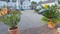 Blick auf den Parkplatz