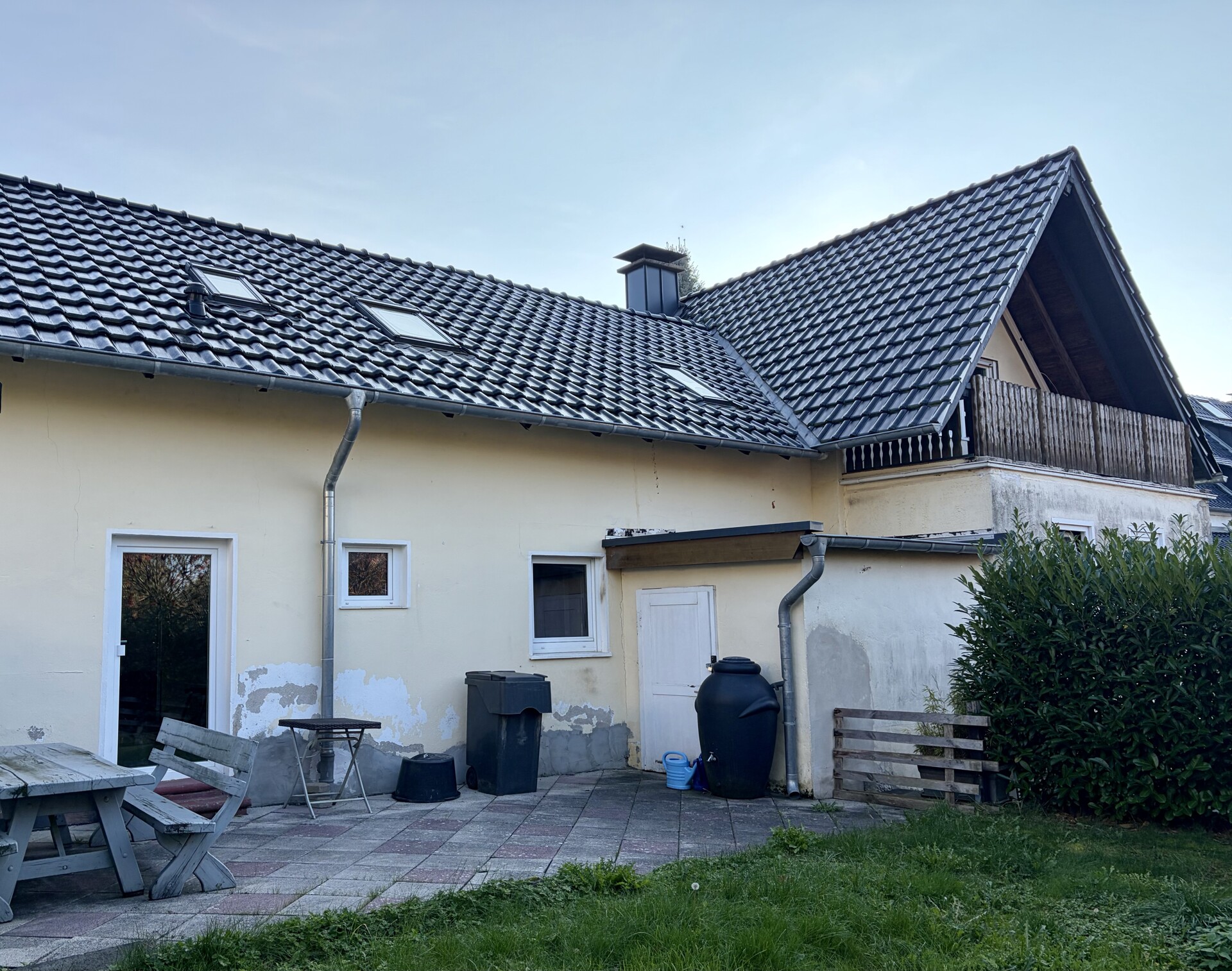 Terrasse der 2. Wohneinheit